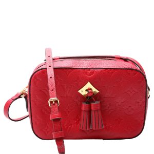 Louis Vuitton Saintonge Empreinte Red