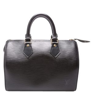 Louis Vuitton Speedy 25 Epi Black