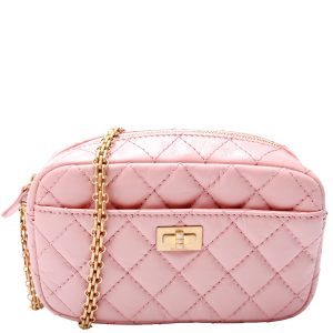 Chanel 2.55 Reissue Mini Camera Quilted Aged Calfskin Pink Bag