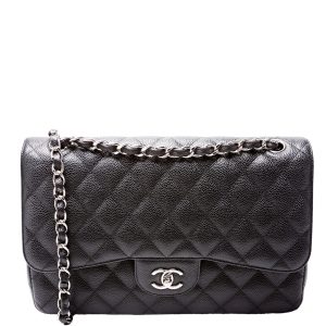 Chanel Classic Flap Jumbo Caviar 25-28M Bag