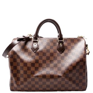 Louis Vuitton Speedy 35 Bandouliere Damier Ebene