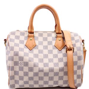 Louis Vuitton Speedy 25 Bandouliere Damier Azur