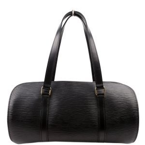 Louis Vuitton Soufflot Epi Black