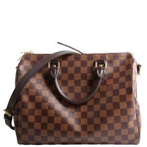 Louis Vuitton Speedy 30 Bandouliere Damier Ebene