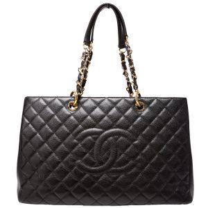 Chanel Grand Shopping Tote Extra Large Caviar Black Bag