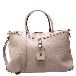 Louis Vuitton Trianon MM NM Giant Empreinte Turtledove