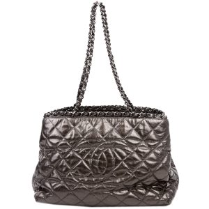 Chanel Chain Me Tote Small 14M Grey Bag
