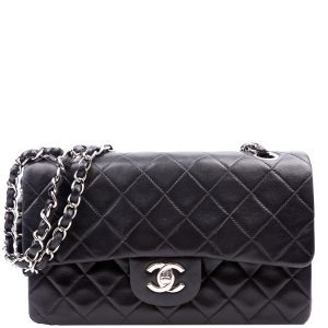 Chanel Classic Flap Small Lambskin 00-0M Black Bag