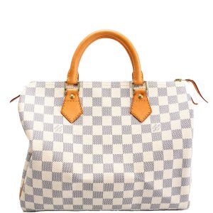 Louis Vuitton Speedy 30 Azur White