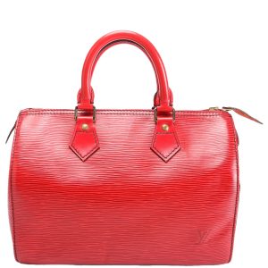 Louis Vuitton Speedy 25 Epi Red