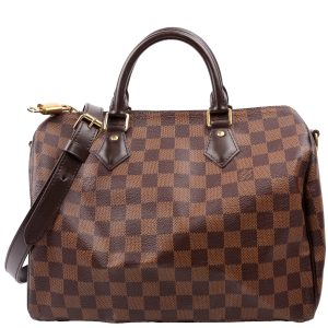 Louis Vuitton Speedy 30 Bandouliere Damier Ebene