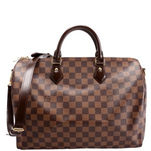 Louis Vuitton Speedy 35 With Strap Ebene