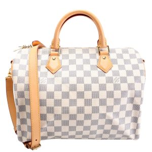 Louis Vuitton Speedy 30 Bandouliere Damier Azur