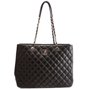 Chanel CC Shopper Tote Large Caviar RFID Black Bag