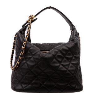Chanel Perfect Meeting Hobo Lambskin 29M Black Bag