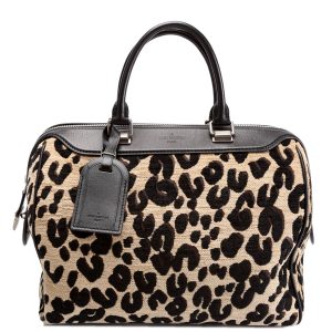 Louis Vuitton Stephen Sprouse Leopard Chenille Speedy