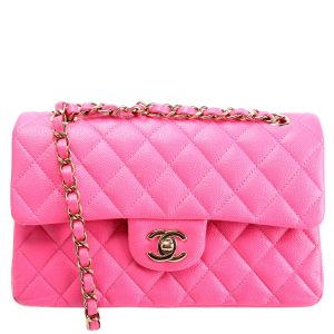 Chanel Classic Flap Medium Caviar Pink Bag