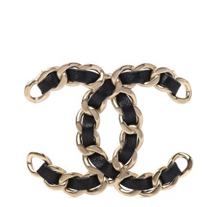 Chanel Lambskin Chain CC Brooch