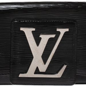 Louis Vuitton Sobe Black Electric EPI Leather Clutch