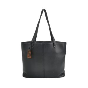 Chanel 1997-1999 Black Leather Tote Bag