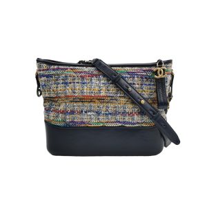 Chanel Gabrielle Hobo Tweed and Calfskin Medium 2018-2019