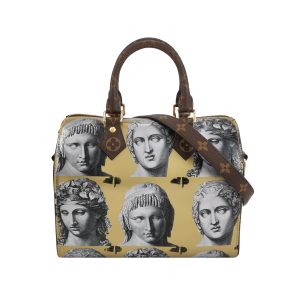 Louis Vuitton Speedy 25 Bandouliere Fornasetti Museum Gold