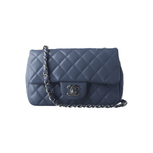 Chanel Classic Flap Rectangular Mini Ash Blue Lambskin, 2012