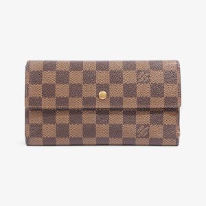 Louis Vuitton Portefeuille International Wallet Damier Ebene Coated Canvas