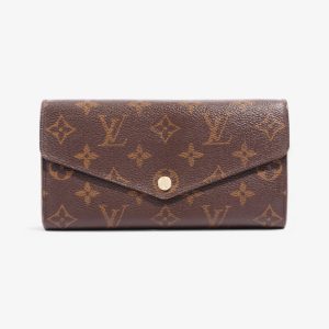 Louis Vuitton Sarah Wallet Monogram Coated Canvas