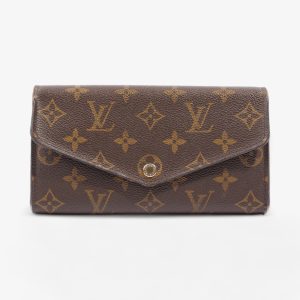 Louis Vuitton Sarah Wallet Monogram Coated Canvas
