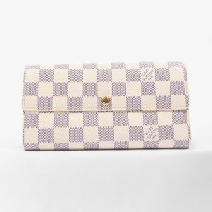 Louis Vuitton Sarah Wallet Damier Azur Coated Canvas