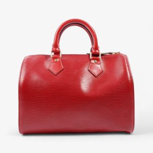 Louis Vuitton Speedy Red Epi Leather 25