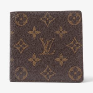 Louis Vuitton Portoviejo Cartoldi Monnaie Compact Wallet Monogram Coated Canvas