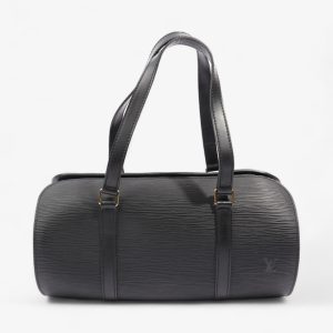 Louis Vuitton Soufflot Black Epi Leather