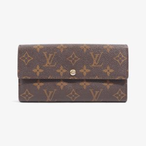 Louis Vuitton Sarah Wallet Monogram Coated Canvas