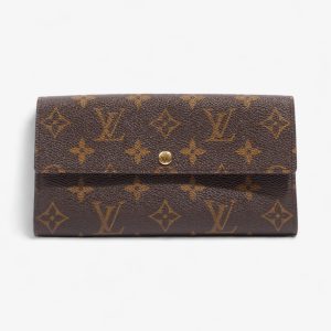 Louis Vuitton Sarah Wallet Monogram Coated Canvas