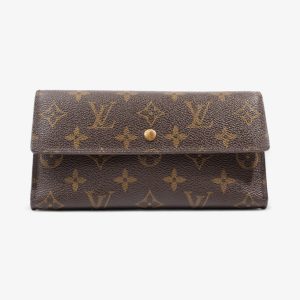 Louis Vuitton Portefeuille International Wallet Monogram Coated Canvas