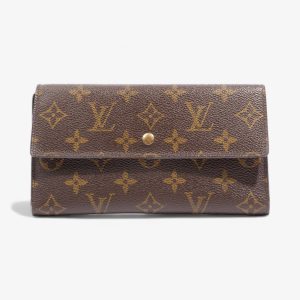Louis Vuitton Porte Tresor International Long Wallet Monogram Coated Canvas