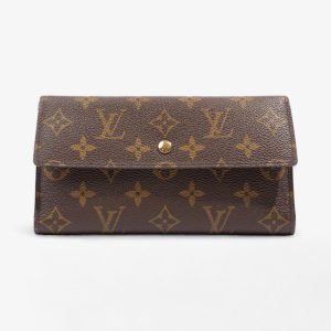 Louis Vuitton Porte Tresor International Long Wallet Monogram Coated Canvas