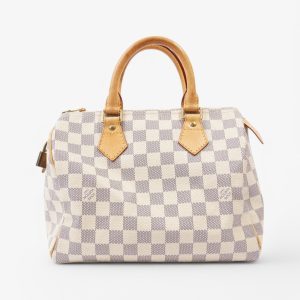 Louis Vuitton Speedy Damier Azur Coated Canvas 25