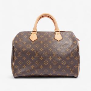 Louis Vuitton Speedy 30 Monogram Monogram Coated Canvas 30
