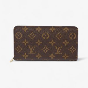 Louis Vuitton Porte Monnaie Zip Monogram Coated Canvas