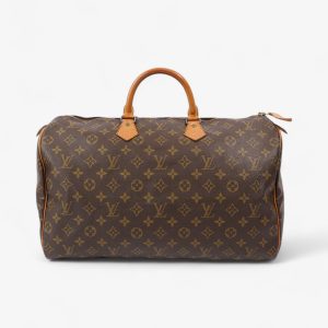 Louis Vuitton Speedy Bandouliere 40 Monogram / Brown Coated Canvas 40