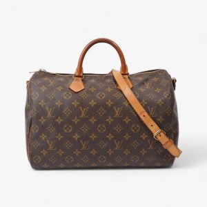 Louis Vuitton Speedy Bandouliere Monogram Coated Canvas 35