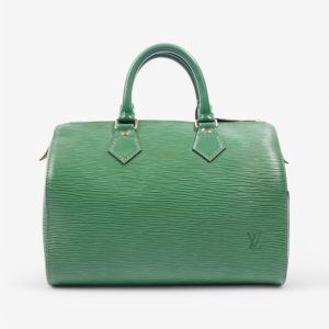 Louis Vuitton Speedy Green Epi Leather 30