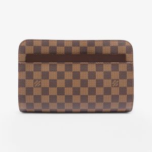 Louis Vuitton Saint Louis Clutch Damier Ebene Coated Canvas
