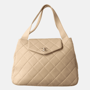 Chanel Kelly Top Handle Bag Beige Lambskin Leather, 1996-1997