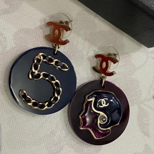 CHANEL NO. 5 CC VINTAGE EARRINGS