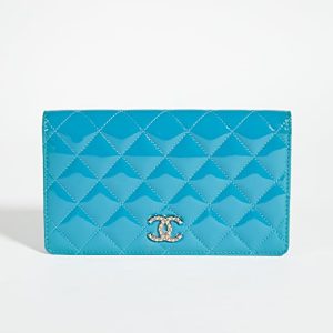 CHANEL BRILLIANT MATELASSE PATENT WALLET