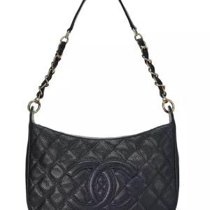 CHANEL CAVIAR LEATHER TIMELESS CC SHOULDER BAG
